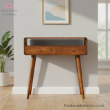 Dark Solid Wood - Console Table - Hallway & Entrance Table - Petalwood Interiors - Front
