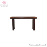 Dark Solid Wood - Small Bench - 45cm Height - Petalwood Interiors