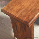 Dark Solid Wood - Small Bench - 45cm Height - Petalwood Interiors