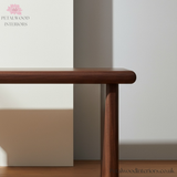 Dark Solid Wood - Small Bench - Timeless Design - Petalwood Interiors