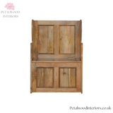 Hallway Storage Bench with Seating - Solid Wood - No Assembly Required - Timeless Design - Petalwood Interiors- Front