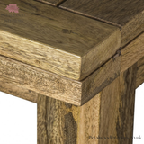 Hand-Distressed Square Extending Table - Butterfly Extension - Seats 4-6 - Country Style - Timeless Design - Petalwood Interiors