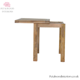 Hand-Distressed Square Extending Table - Butterfly Extension - Seats 4-6 - Country Style - Timeless Design - Petalwood Interiors