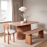 Dining Chair Set 2-Piece Mango Wood 80cm - Round Back - Jodhpur