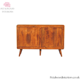Large Chest of Drawers Solid Wood - Curved Edges Storage - Bedroom Furniture -  Timeless Design - Petalwood Interiors - Back