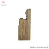 Large Monks Storage Bench - Handmade Solid Wood - Country Style - Carved Details | Petalwood Interiors - Side 3