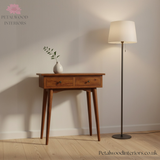 Mini Console Table - 100% Solid Wood - 2 Drawers - Simple Elegant Design - Timeless Design - Petalwood Interiors - Side