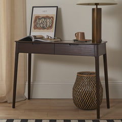 Cedar Wood Console Table - Norway - 2 Drawers - 110cm Wide