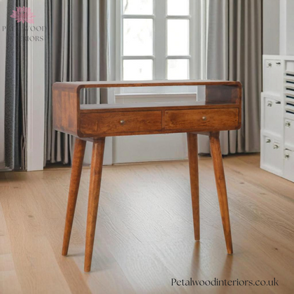 Dark Solid Wood - Console Table | Hallway & Entrance Table - Petalwood Interiors