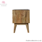 Solid Wood - Tv Stand - Hand-Made Drawers - 47cm Height | Traditional Finish - Petalwood Interiors