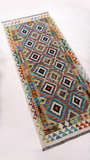 Maimana Afghanistan Kilim Rug - 193 x 84 cm