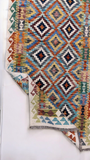 Maimana Afghanistan Kilim Rug - 193 x 84 cm
