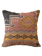 Artistry Vintage Turkish Kilim Cushion Cover – 40 × 40 cm