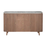 Sideboard Extra Large Natural Marble Wood Bundi