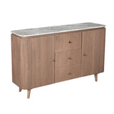 Sideboard Extra Large Natural Marble Wood Bundi