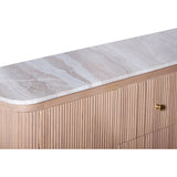 Sideboard Extra Large Natural Marble Wood Bundi