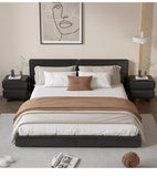 Bedside Table Pine Solid Wood 2 Drawer 37cm