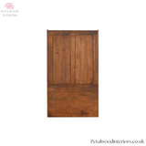 Small Storage Bench - Handmade Solid Wood - Ecclesiastical Style - Carved Details | Timesless Desingn - Petalwood Interiors - Back 1