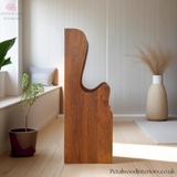 Small Storage Bench - Handmade Solid Wood - Ecclesiastical Style - Carved Details | Timesless Desingn - Petalwood Interiors - Side 1