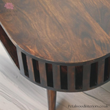 Solid Wood Coffee Table - Japanese Style - 80cm W -4