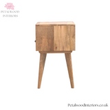 Solid Wood - Bedside Table - Single Drawer With Shelf | Traditional Design - Petalwood Interiors