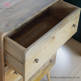 Solid Wood - Chest of Drawers - 3 Spacious Drawers - Classic Design - Timeless Design - Petalwood Interiors
