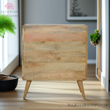 Solid Wood - Chest of Drawers - 3 Spacious Drawers - Classic Design - Timeless Design - Petalwood Interiors- Back