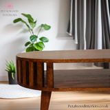 Solid Wood - Japanese Style Coffee Table - 80cm W- 3