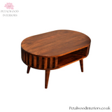 Solid Wood - Japanese Style Coffee Table - 80cm W- 8