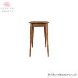 Solid Wood - Writing Desk 2 Drawers - Built-in Power USB & Plug | Classic Design - Petalwood Interiors