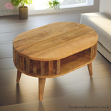 Solid Wood Coffee Table - Japanese Design - 65cm Wide- 4