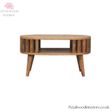 Solid Wood Coffee Table - Japanese Design - 65cm Wide- Front 1