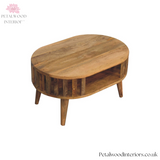 Solid Wood Coffee Table - Japanese Design - 65cm Wide- 9