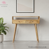 Solid Wood Console Table - 2 Drawers - Hallway Table - Classic Design - Timesless Desingn - Petalwood Interiors - Front