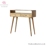 Solid Wood - Console Table - 2 Drawers Hallway | Classic Design - Petalwood Interiors- Side 2