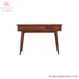 Solid Wood Console Table - 3 Drawers - 115cm Width | Classic Design - Petalwood Interiors