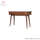 Solid Wood Console Table - 3 Drawers - 115cm Width | Classic Design - Petalwood Interiors