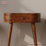 Solid Wood Console Table with Drawer - Space Saving Hallway Table - Slim Design - Timeless Design - Petalwood Interiors