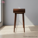 Solid Wood Dressing Table - 3 Drawers - Foldable Mirror - Nordic Legs - Timesless Desingn - Petalwood Interiors