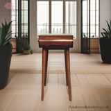 Solid Wood Dressing Table - 3 Drawers - Foldable Mirror - Nordic Legs - Timesless Desingn - Petalwood Interiors - Side 2