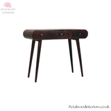 Solid Wood Dressing Table - 3 Drawers - Foldable Mirror - Nordic Legs - Timesless Desingn - Petalwood Interiors - Side 3