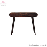 Solid Wood Dressing Table - 3 Drawers - Foldable Mirror - Nordic Legs - Timesless Desingn - Petalwood Interiors - Back 1