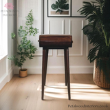 Solid Wood Dressing Table - 3 Drawers - Foldable Mirror - Nordic Legs | Timesless Desingn - Petalwood Interiors - Side 2