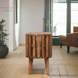 Solid Wood TV Stand - Japanese Design - 88cm Wide- Side 1