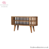 Solid Wood TV Stand - Japanese Design - 88cm Wide- Side 2