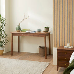 Solid Walnut Desk - Wright Solid Wood Construction & Dressing Table