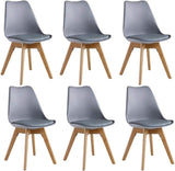 Dining Chair Scandinavian Faux Leather 83cm