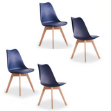 Dining Chair Scandinavian Faux Leather 83cm
