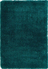 Dark Teal Shaggy Rug - Multiple Sizes