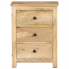 Cylen solid wood furniture piece measuring 45cm in white background